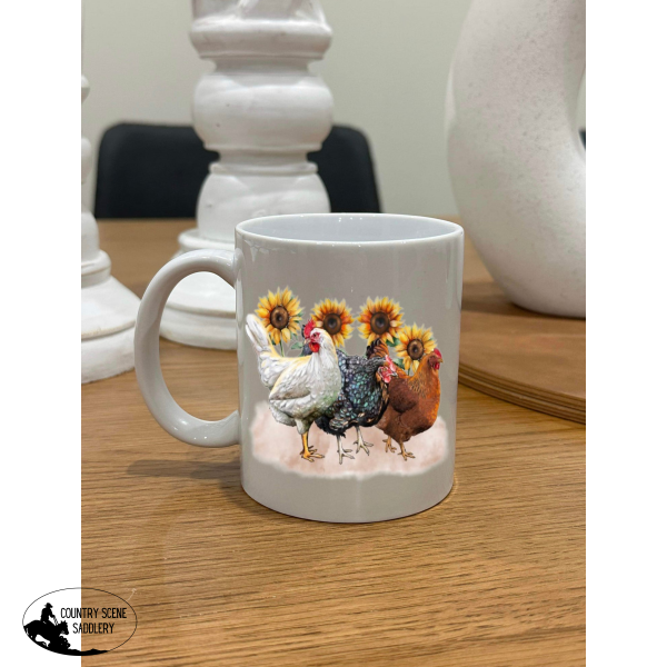 Sunflower Chicken Trio Mug Gift Items