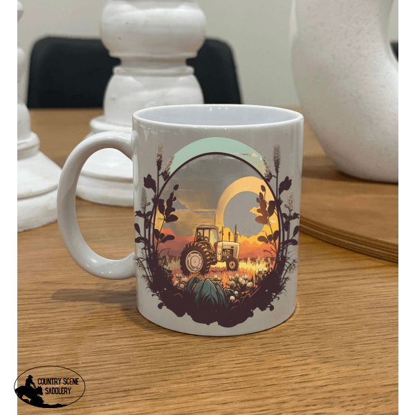 Sunset Tractor Mug Gift Items