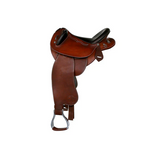 Syd Hill Barkley Stock Fender Saddle - SHXP Adjustable Tree - Cinch Rigging Syd Hill Barkley Stock Saddle with Swinging