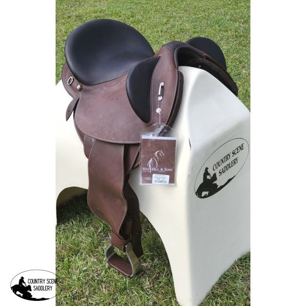 Syd Hill Barkley Stock Saddle With Swinging Fender Leather Shx Adjustable Tree