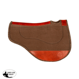 Syd Hill Contoured Round Pad - Short Brown - Country Scene Saddlery and Pet Supplies