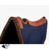 Syd Hill Contoured Round Pad - Standard Brown Western Saddle