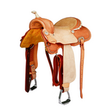 Syd Hill Crosby Barrel Western Saddle 3/4 Quarter Horse bar saddle tree - Country Scene Saddlery and Pet Supplies