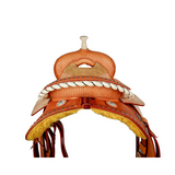Syd Hill Crosby Barrel Western Saddle 3/4 Quarter Horse bar saddle tree - Country Scene Saddlery and Pet Supplies