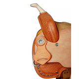 Syd Hill Crosby Barrel Western Saddle 3/4 Quarter Horse bar saddle tree - Country Scene Saddlery and Pet Supplies