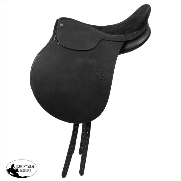 Syd Hill Polo Saddle Roughout Leather English Saddles