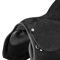 Syd Hill Polo Saddle Roughout Leather English Saddles