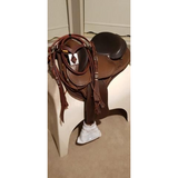 Syd Hill Premium Half Breed with Adjustable Tree Leather - Country Scene Saddlery and Pet Supplies