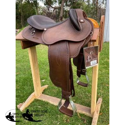 New! Syd Hill Premium Half Breed With Adjustable Tree Leather Free Post.*