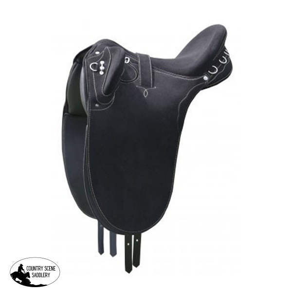 New! Syd Hill Premium Stock Saddle With Adjustable Tree Synthetic