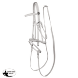 New! Syd Hill PVC Hanovarian Bridle with Reins Great work bridle. - Country Scene Saddlery and Pet Supplies