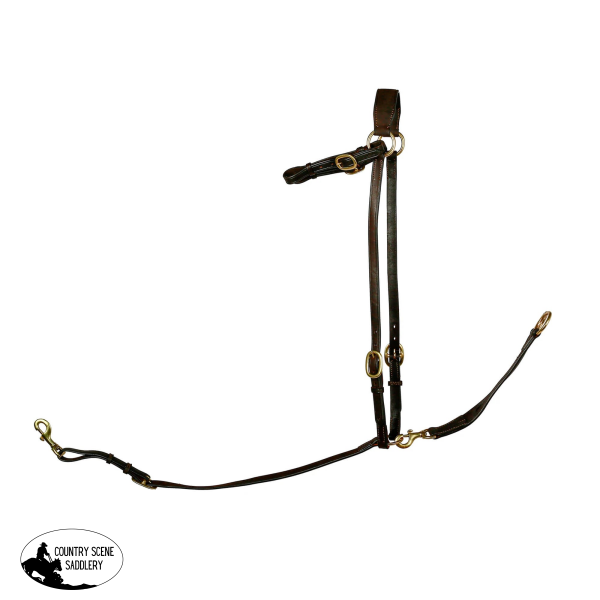 Syd Hill Stockman Breastplate With Rings & Headcheck Bosal Set