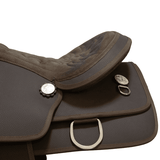 Syd Hill Synthetic Western Saddle Black