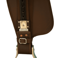 Syd Hill Synthetic Western Saddle Brown