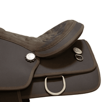 Syd Hill Synthetic Western Saddle Brown