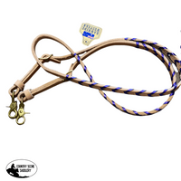 T5020 - Metallic Purple Aust Made Laced Barrel Reins Western