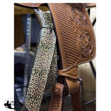 T5207 RW Leopard Latigo Set - Country Scene Saddlery and Pet Supplies