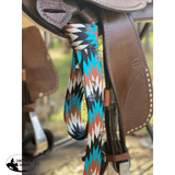 T5248 - Rawhide American Blanket Latigo Set - Country Scene Saddlery and Pet Supplies