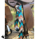 T5248 - Rawhide American Blanket Latigo Set - Country Scene Saddlery and Pet Supplies