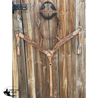 New! T5250 - Floral Bridle & Breastplate Set Posted.* Cob Western Bridles