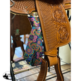 T5310- Rawhide Paisley Latigo Set - Country Scene Saddlery and Pet Supplies