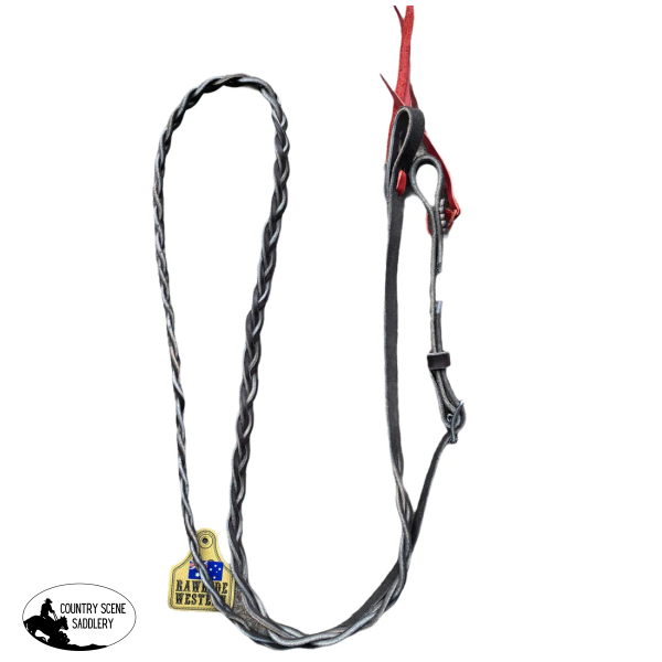 T5325 - Aus Endless 3 Plaited Leather Reins Western