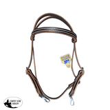 T5340 - Aust Made Brow Band Bridle - Quick Change Clip Ends - Country Scene Saddlery and Pet Supplies