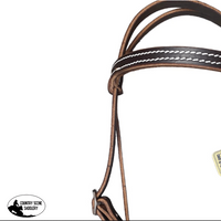 T5340 - Aust Made Brow Band Bridle Quick Change Clip Ends Western Bridles