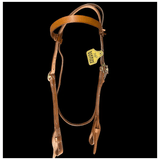 T5389 - Leather Brow Band Bridle - Quick Change Ends - Country Scene Saddlery and Pet Supplies