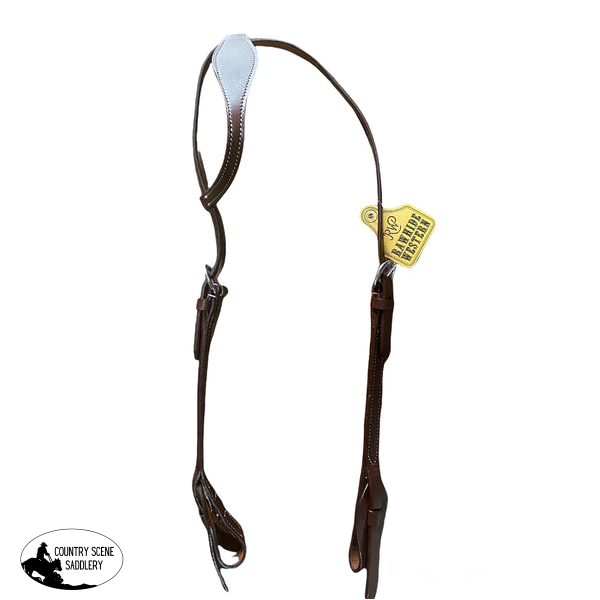 T5405 - Shaped One Ear Bridle Quick Change Ends Western