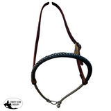 T5424 - Rope Noseband Leather Laced Tie Down Straps