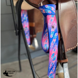 T5448 - Rawhide Bright Feather Latigo Set