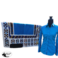 T5456 - New Zealand Wool Show Saddle Blanket Hay Nets