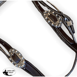 New! T547 - Copper Berry Buckle Leather Bridle - Country Scene Saddlery and Pet Supplies