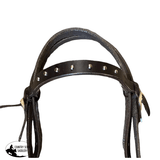 T5475 - Studded Leather Bridle - Country Scene Saddlery and Pet Supplies
