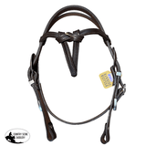 T5507 - Aust Made Fortuity Knot Browband Bridle with Antique Buckle Set - Country Scene Saddlery and Pet Supplies