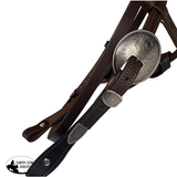 T5507 - Aust Made Fortuity Knot Browband Bridle with Antique Buckle Set - Country Scene Saddlery and Pet Supplies