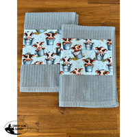 Tea Towel Set - Tub Cows Gift Items