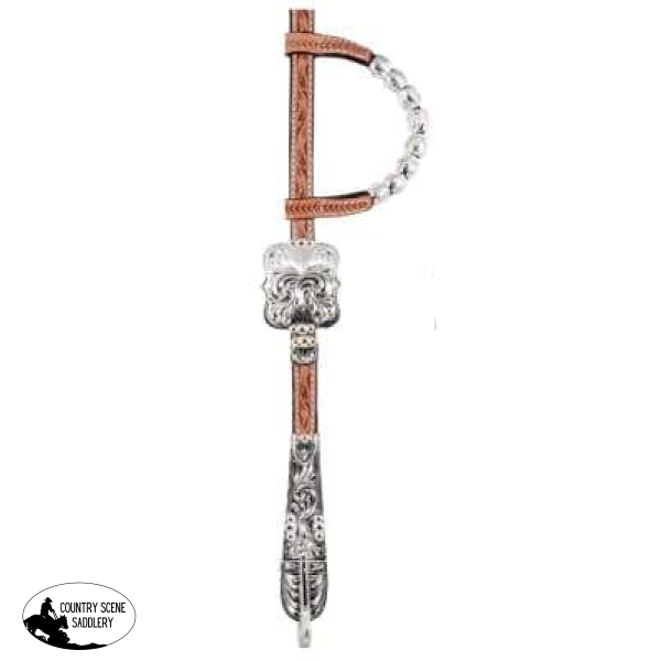 New! Teardrop Bit Hang Two Ear Bridle Posted.* Western Work Browband