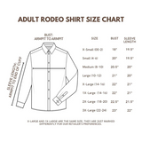 TEJAS TEAL SATIN PERFORMANCE RODEO SHIRT - Country Scene Saddlery and Pet Supplies