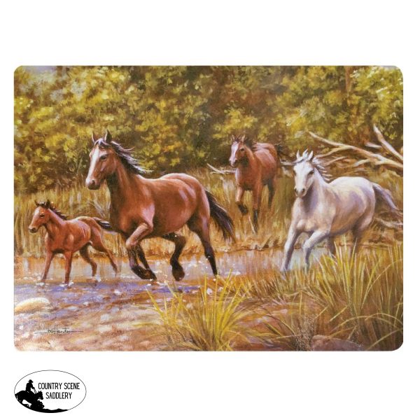 Tempered Glass Cutting Board Horses At The Crossing Boards