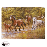Tempered Glass Cutting Board Horses at the Crossing - Country Scene Saddlery and Pet Supplies