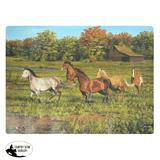 Tempered Glass Cutting Board - Running Free - Country Scene Saddlery and Pet Supplies
