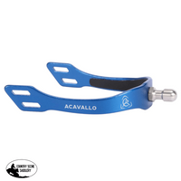 The Acavallo Arena Aluplus 2.0 English Spurs Blue Horse Halters