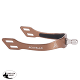 The Acavallo Arena Aluplus 2.0 English Spurs Golden Brown Horse Halters