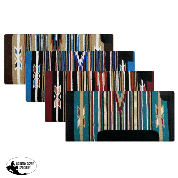 This Pad Is Accented With A Navajo Design. Western Pads