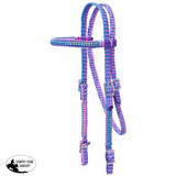 Tough One Braided Cord Bridle With Bling - Country Scene Saddlery and Pet Supplies