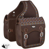 Tough1 1200D Embroidered Trail Bag Brown Cactus Saddle