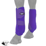 Tough1 Extreme Vented Sport Boots - Sm / Purple Front Protection Boots