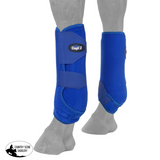 Tough1 Extreme Vented Sport Boots - Sm / Royal Blue Front Protection Boots
